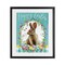 Stupell Industries Happy Easter Bunny Wreath Framed Print Under Glass, design by Elizabeth Tyndall